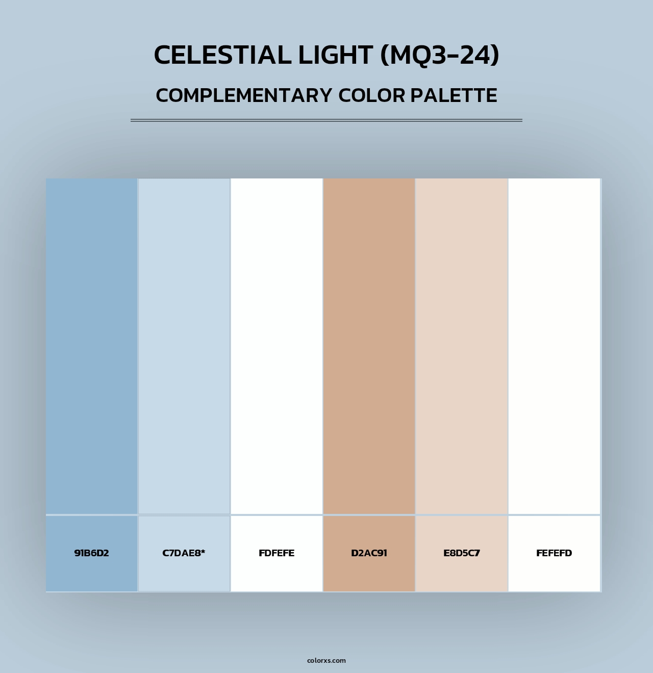 Celestial Light (MQ3-24) - Complementary Color Palette