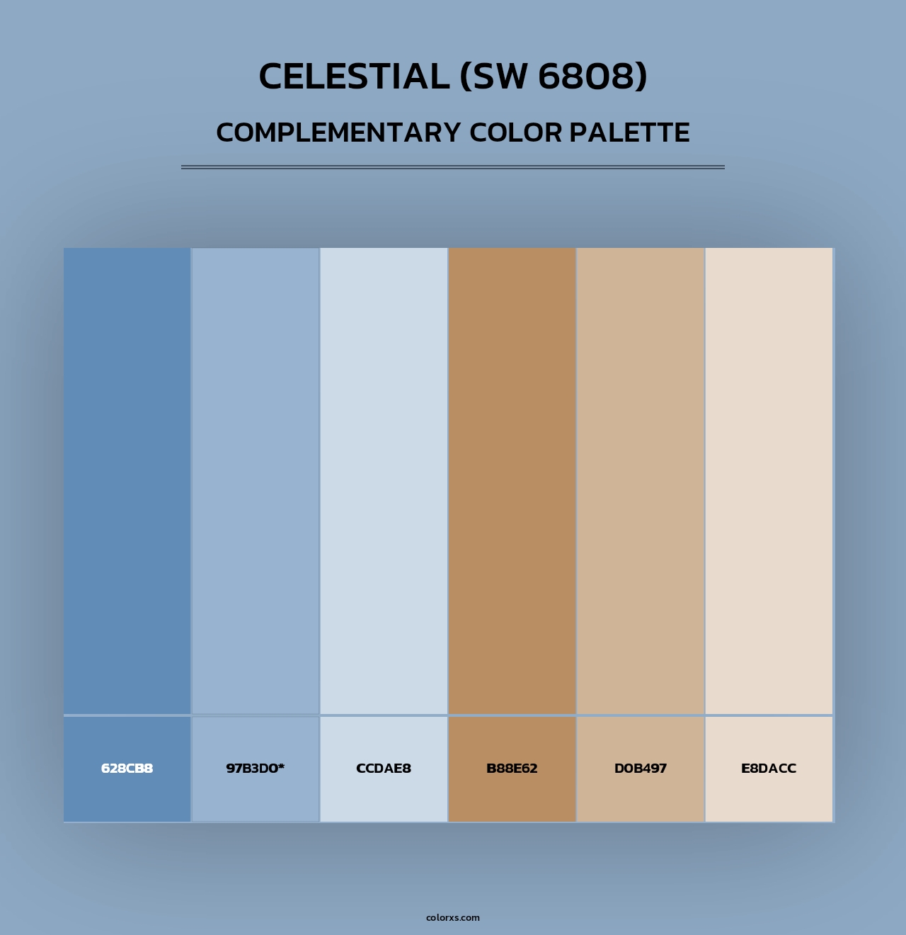 Celestial (SW 6808) - Complementary Color Palette