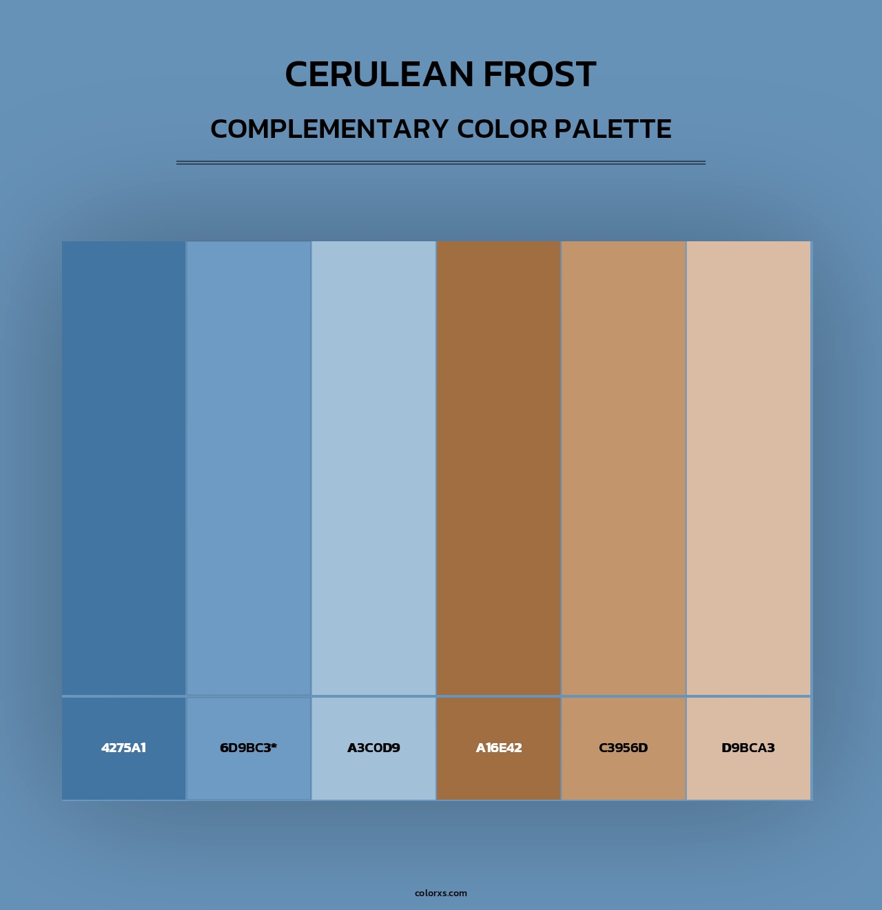 Cerulean Frost - Complementary Color Palette
