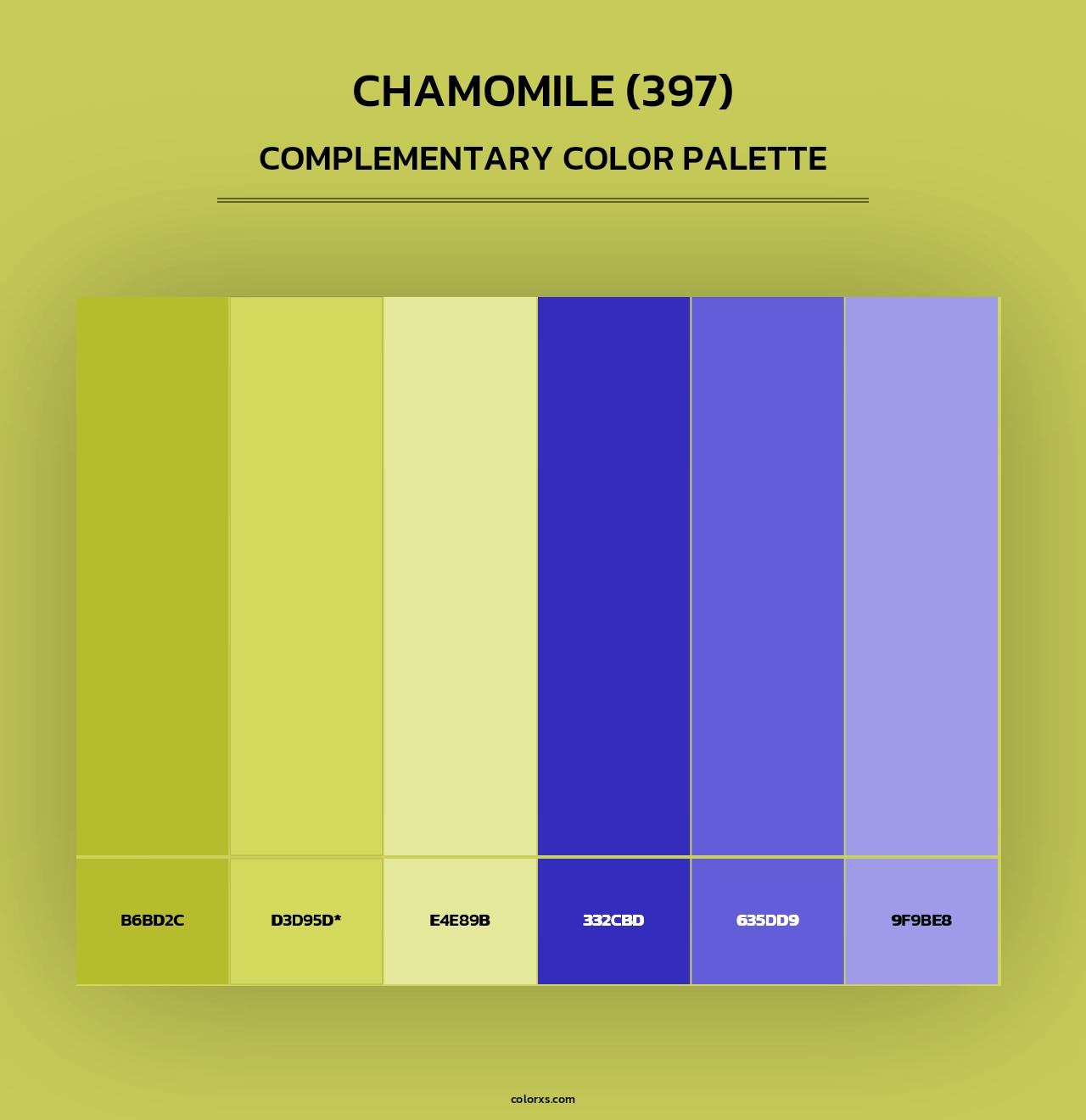 Chamomile (397) - Complementary Color Palette