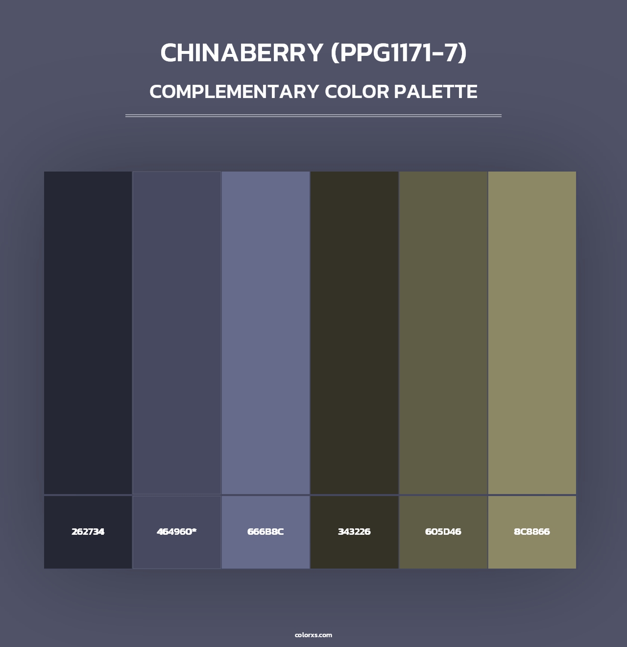 Chinaberry (PPG1171-7) - Complementary Color Palette