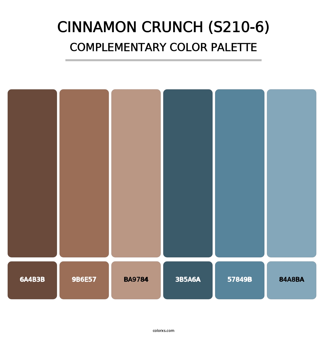 Cinnamon Crunch (S210-6) - Complementary Color Palette