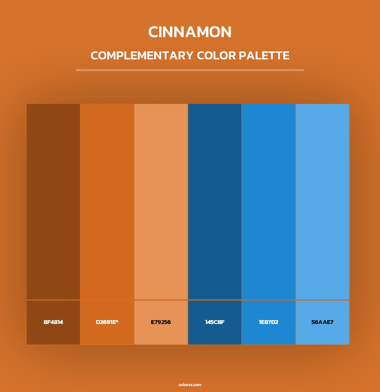 Cinnamon - Complementary Color Palette