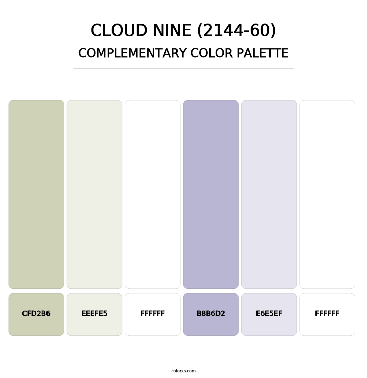 Cloud Nine (2144-60) - Complementary Color Palette