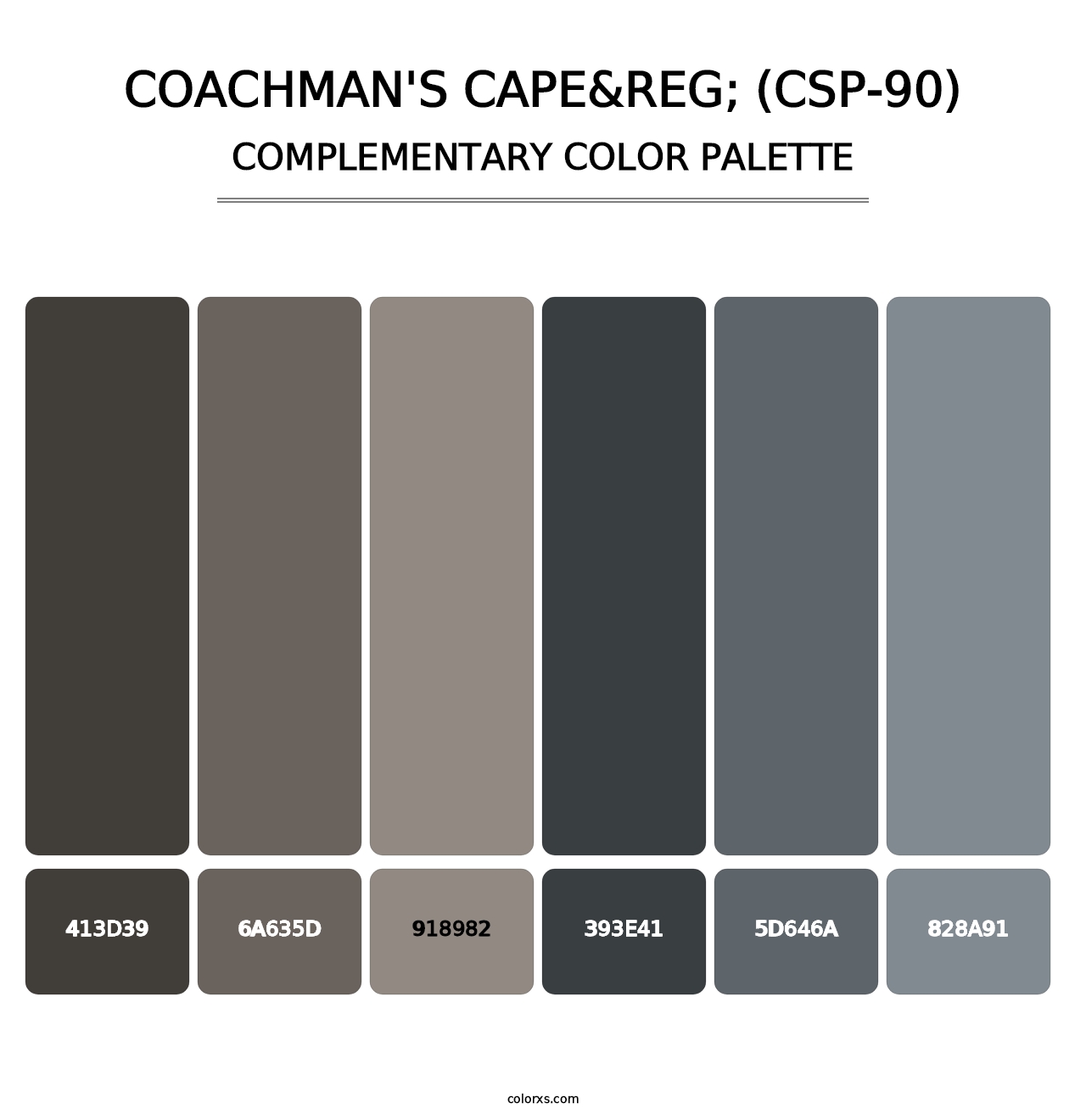 Coachman's Cape&reg; (CSP-90) - Complementary Color Palette
