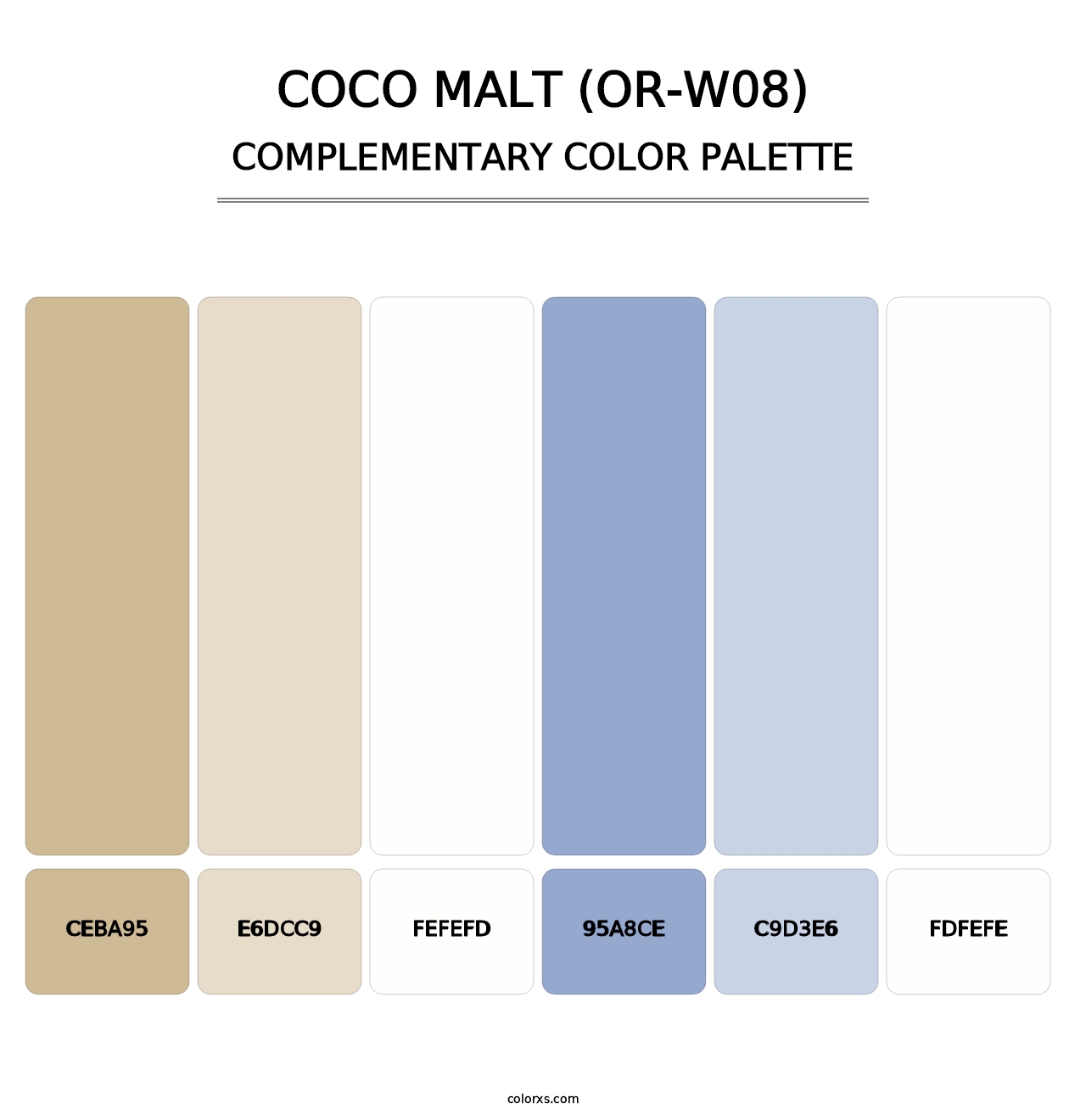Coco Malt (OR-W08) - Complementary Color Palette