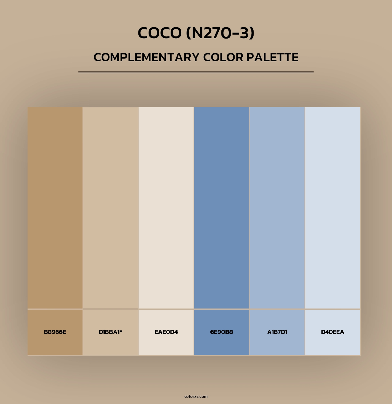 Coco (N270-3) - Complementary Color Palette