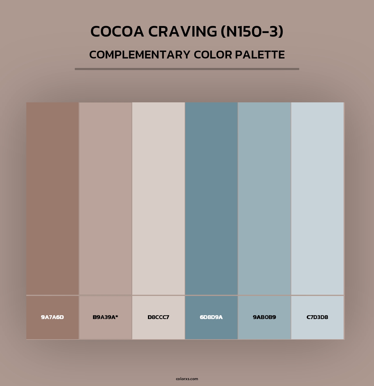 Cocoa Craving (N150-3) - Complementary Color Palette