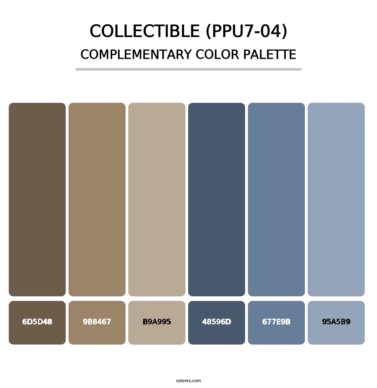 Collectible (PPU7-04) - Complementary Color Palette