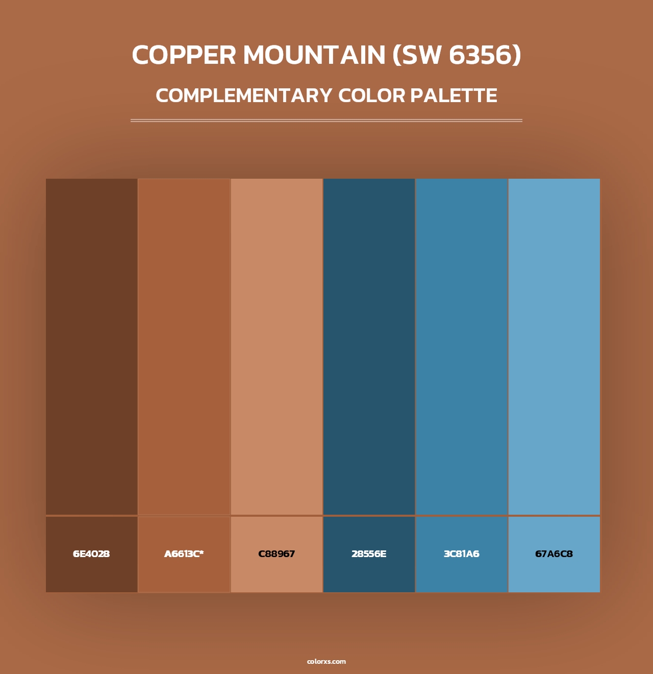 Copper Mountain (SW 6356) - Complementary Color Palette