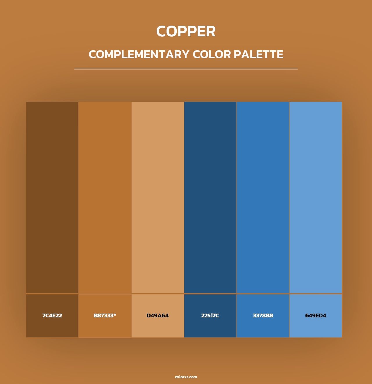 Copper - Complementary Color Palette