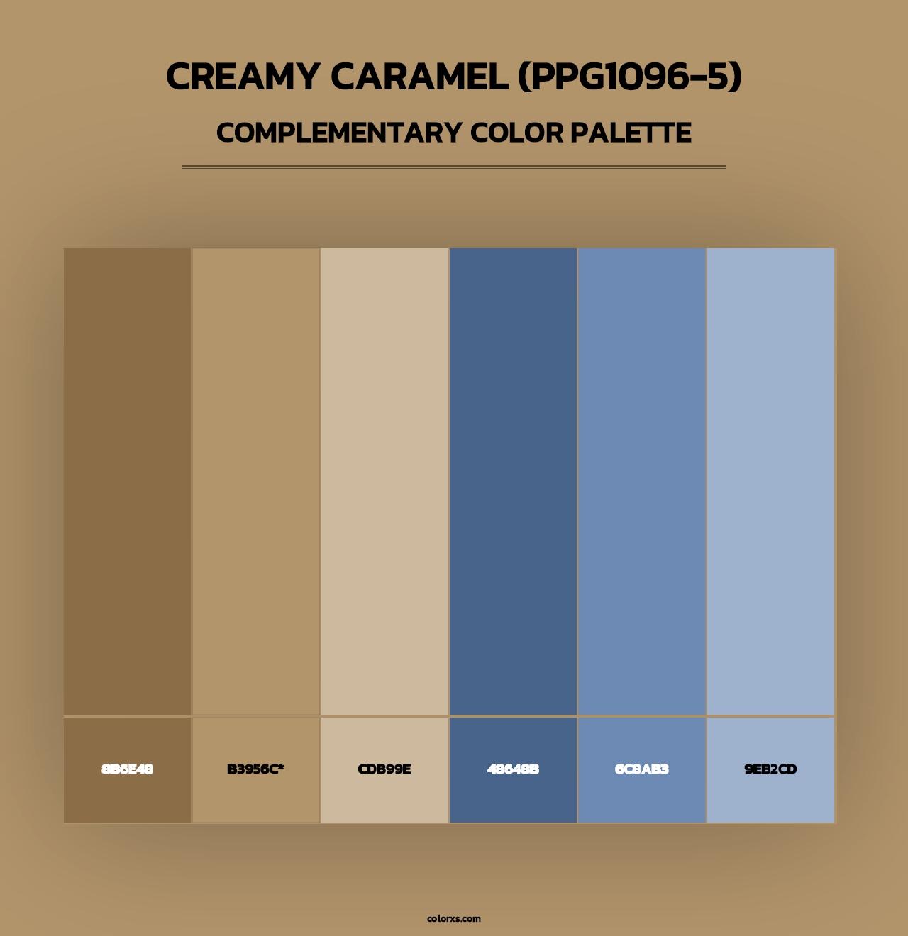 Creamy Caramel (PPG1096-5) - Complementary Color Palette