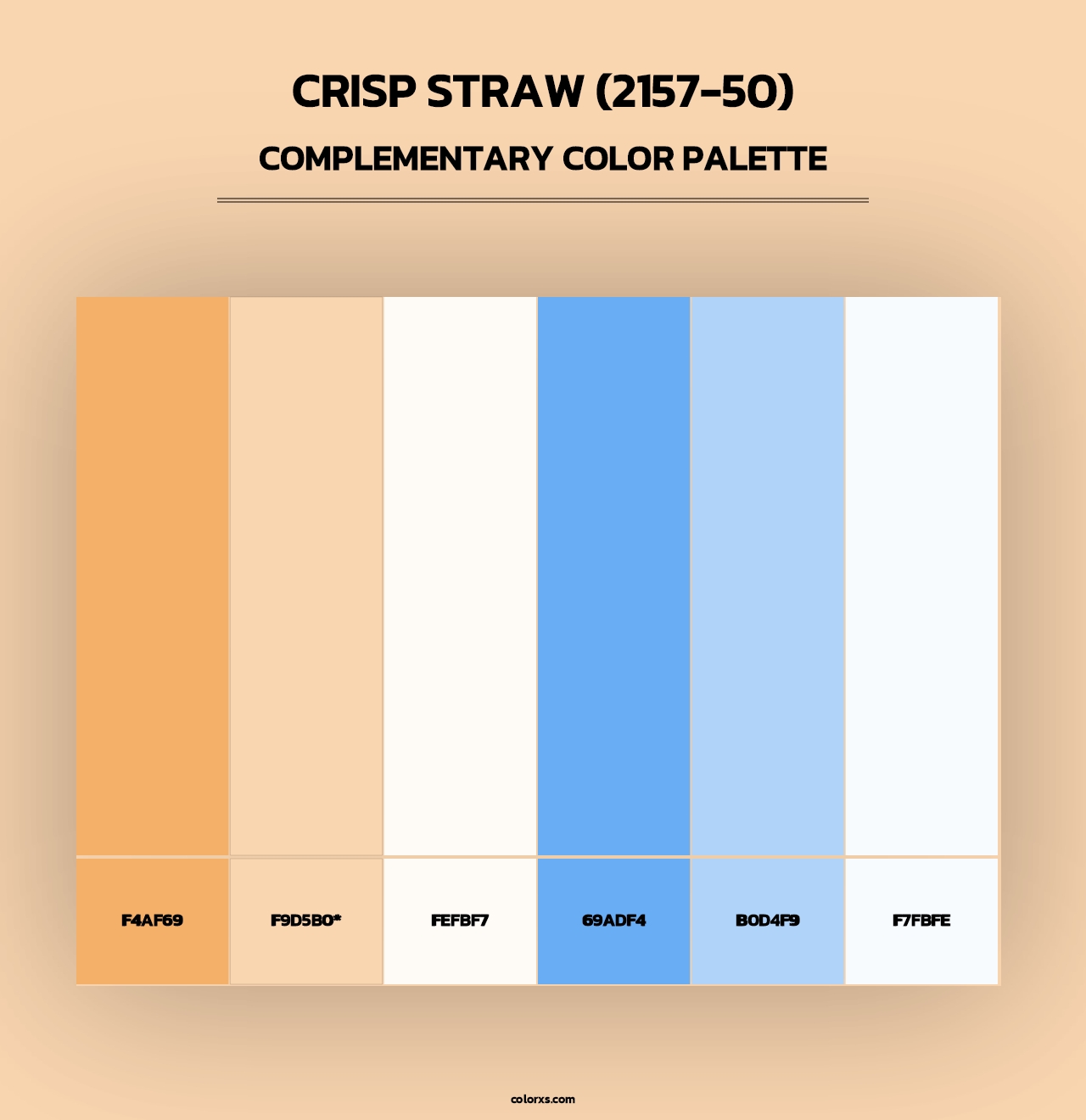 Crisp Straw (2157-50) - Complementary Color Palette