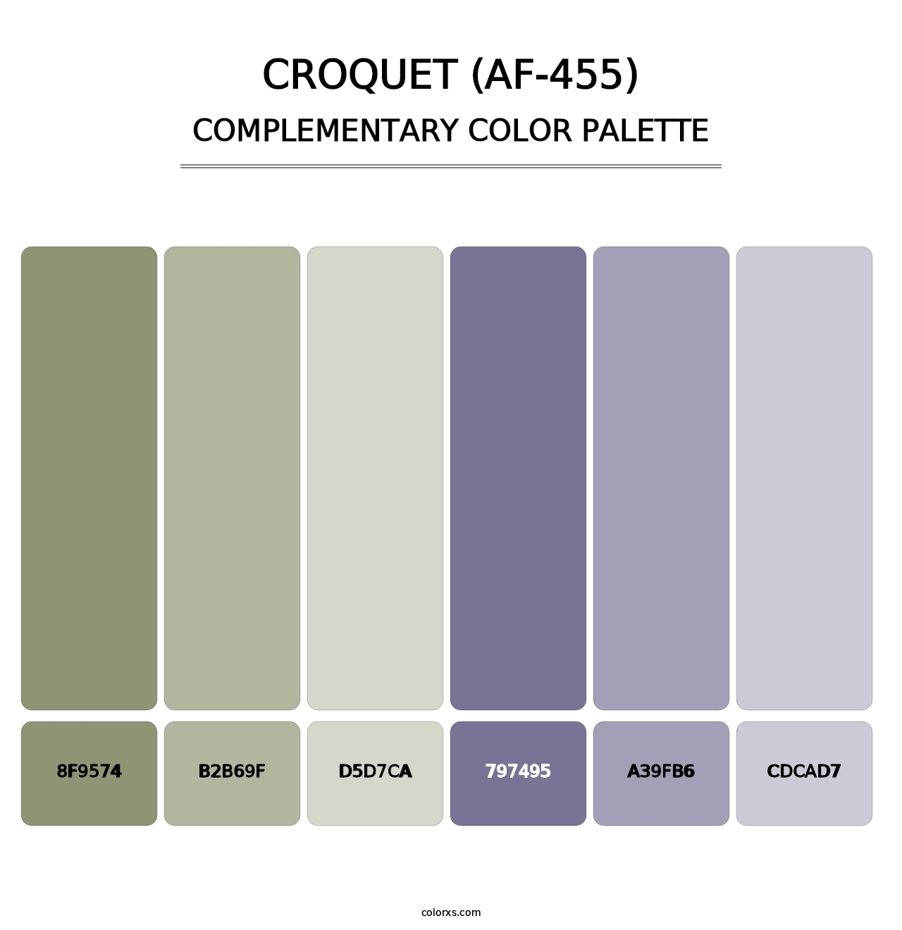 Croquet (AF-455) - Complementary Color Palette