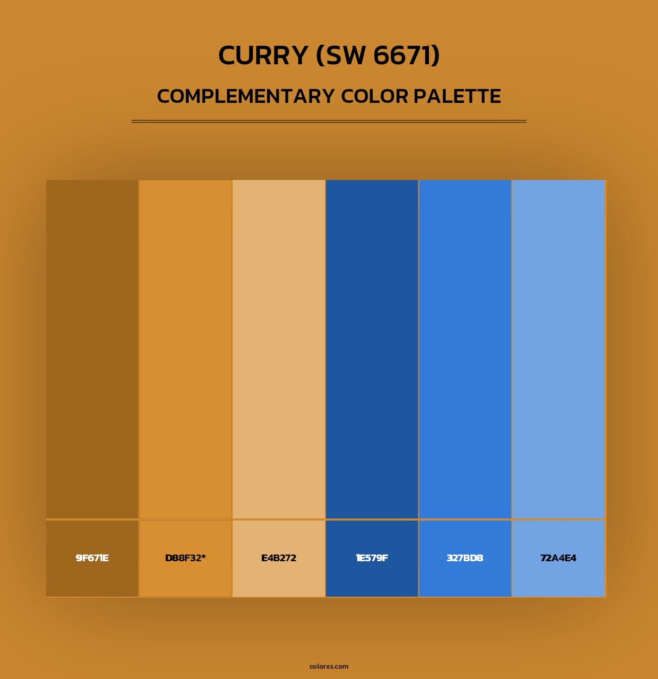 Curry (SW 6671) - Complementary Color Palette
