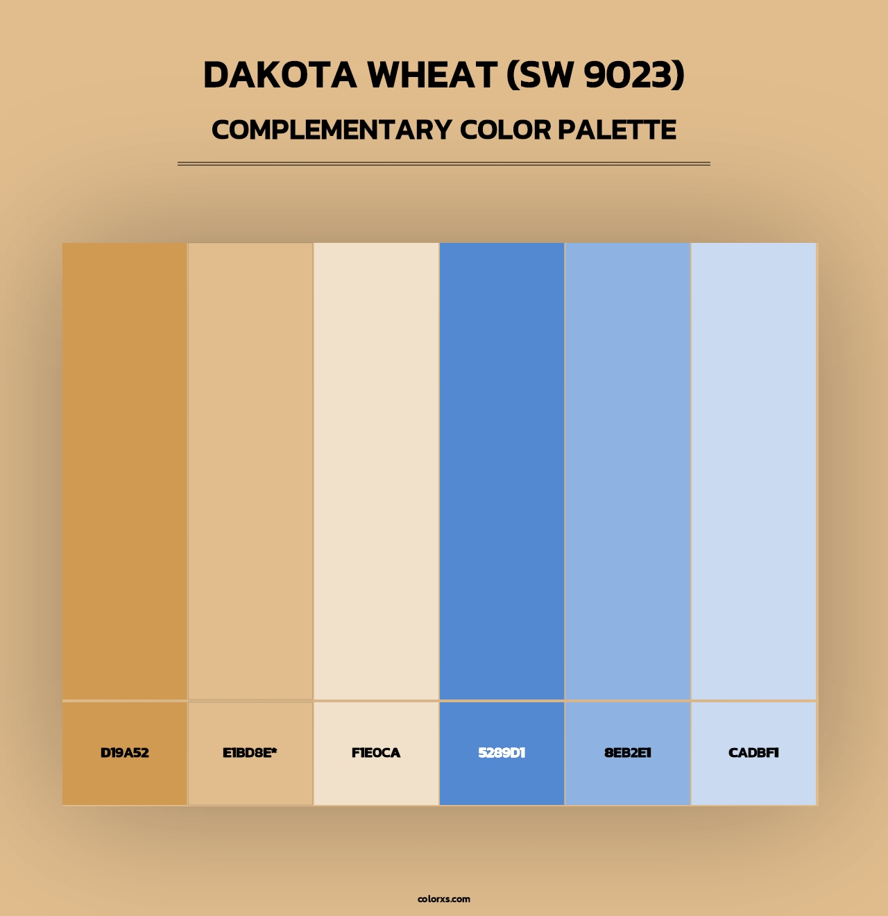 Dakota Wheat (SW 9023) - Complementary Color Palette