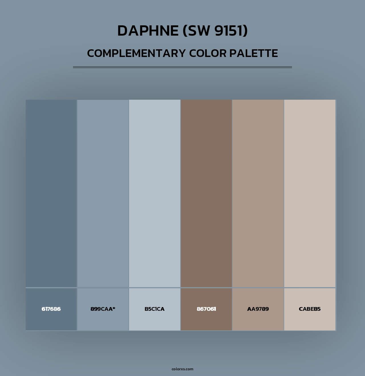 Daphne (SW 9151) - Complementary Color Palette