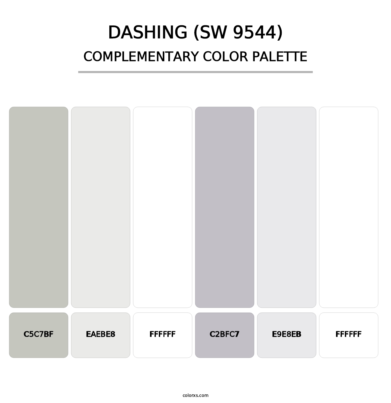 Dashing (SW 9544) - Complementary Color Palette