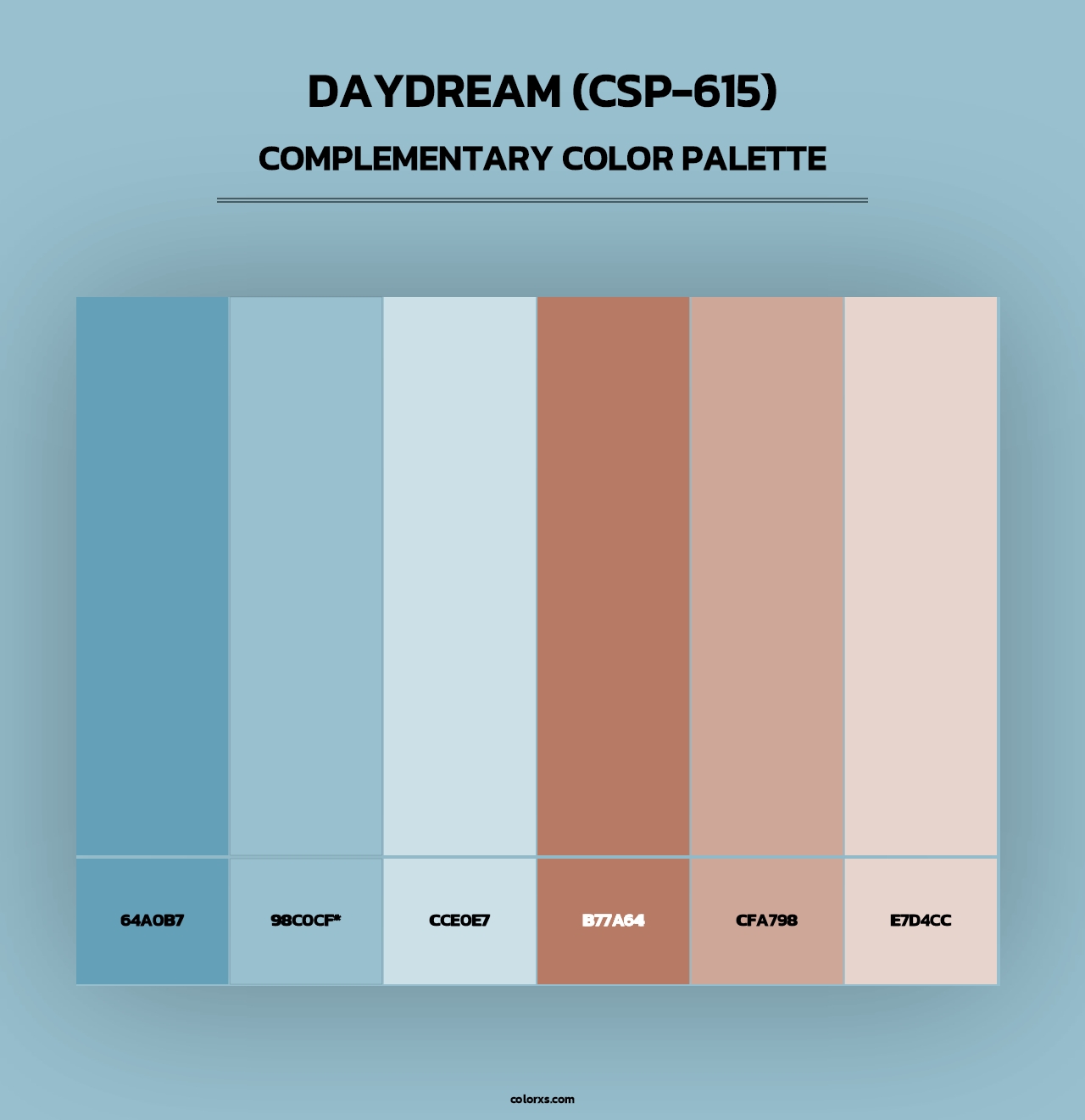 Daydream (CSP-615) - Complementary Color Palette