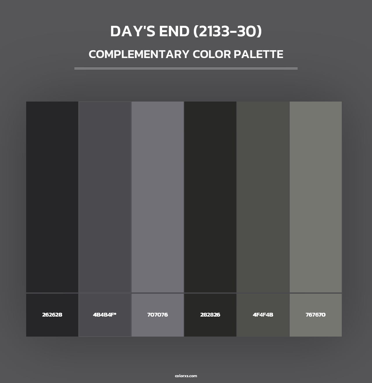 Day's End (2133-30) - Complementary Color Palette