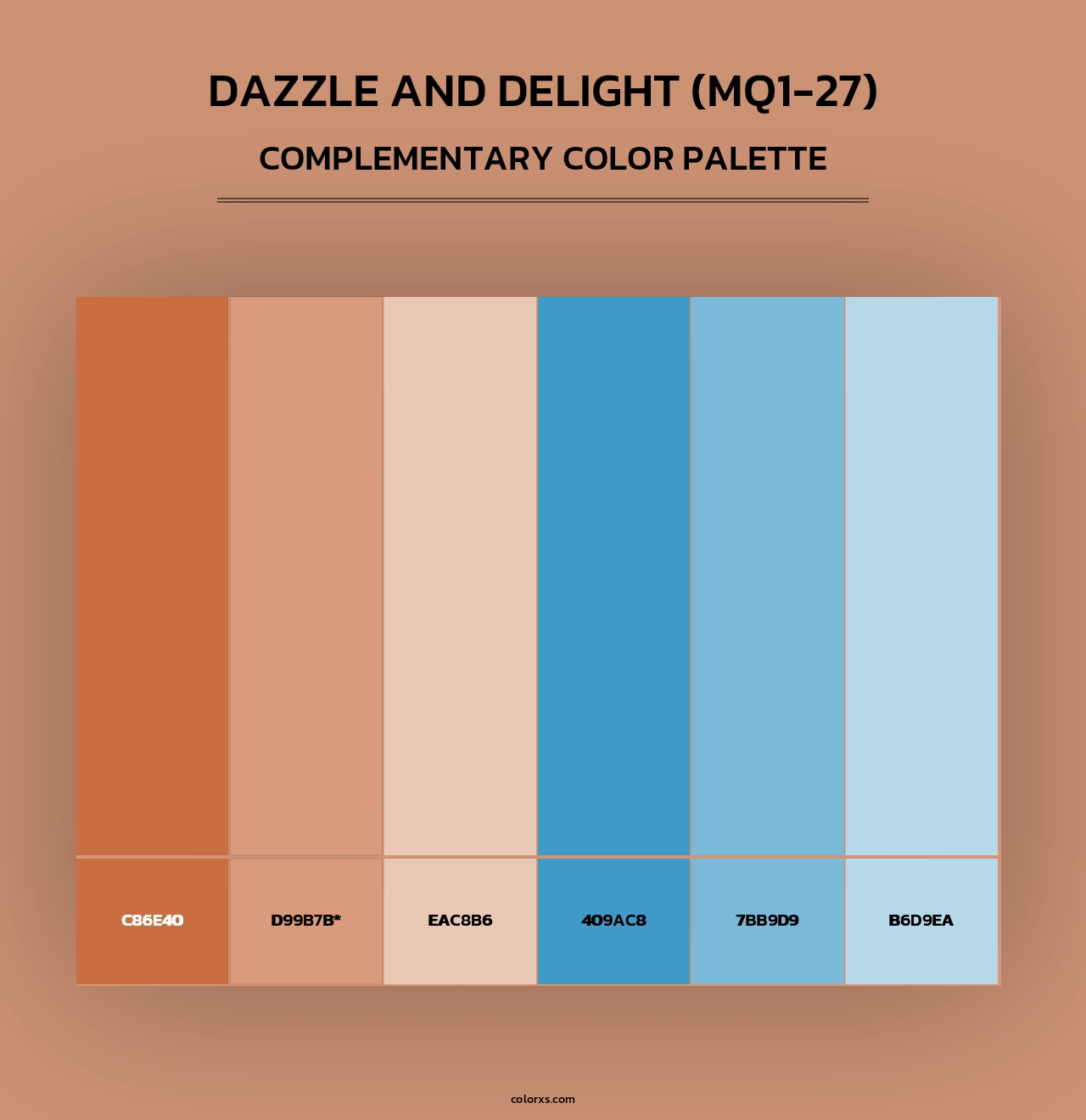 Dazzle And Delight (MQ1-27) - Complementary Color Palette