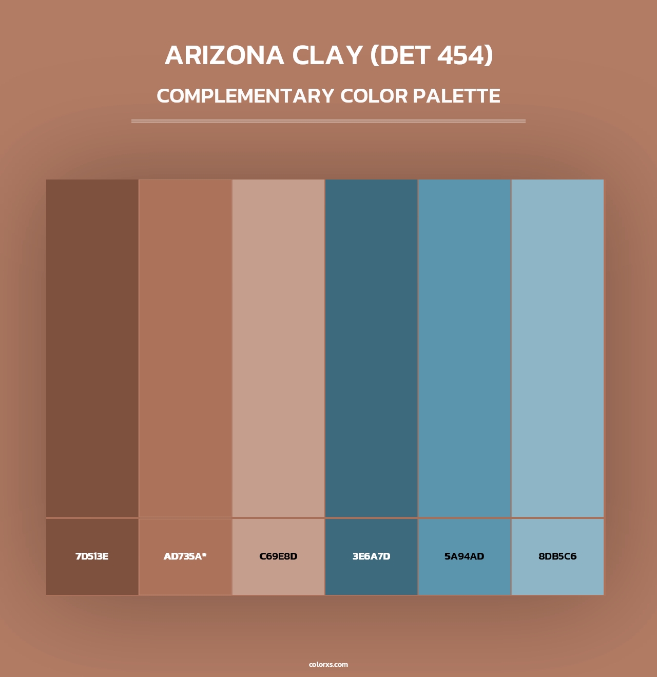 Arizona Clay (DET 454) - Complementary Color Palette