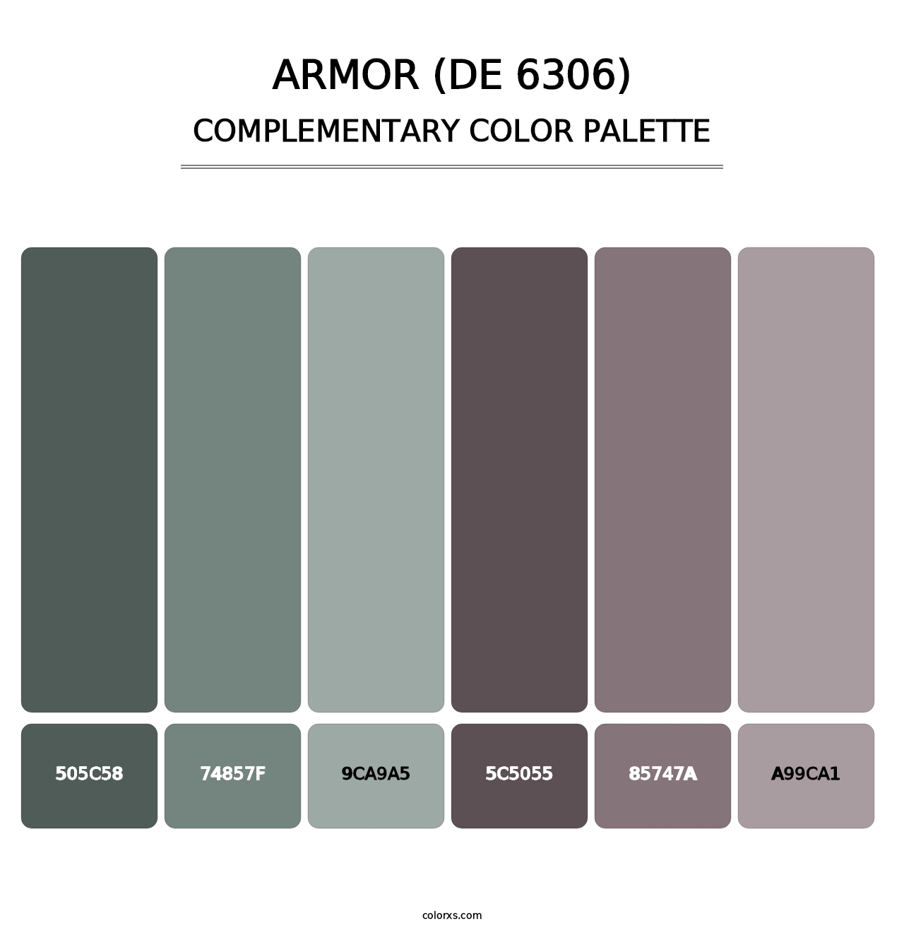 Armor (DE 6306) - Complementary Color Palette
