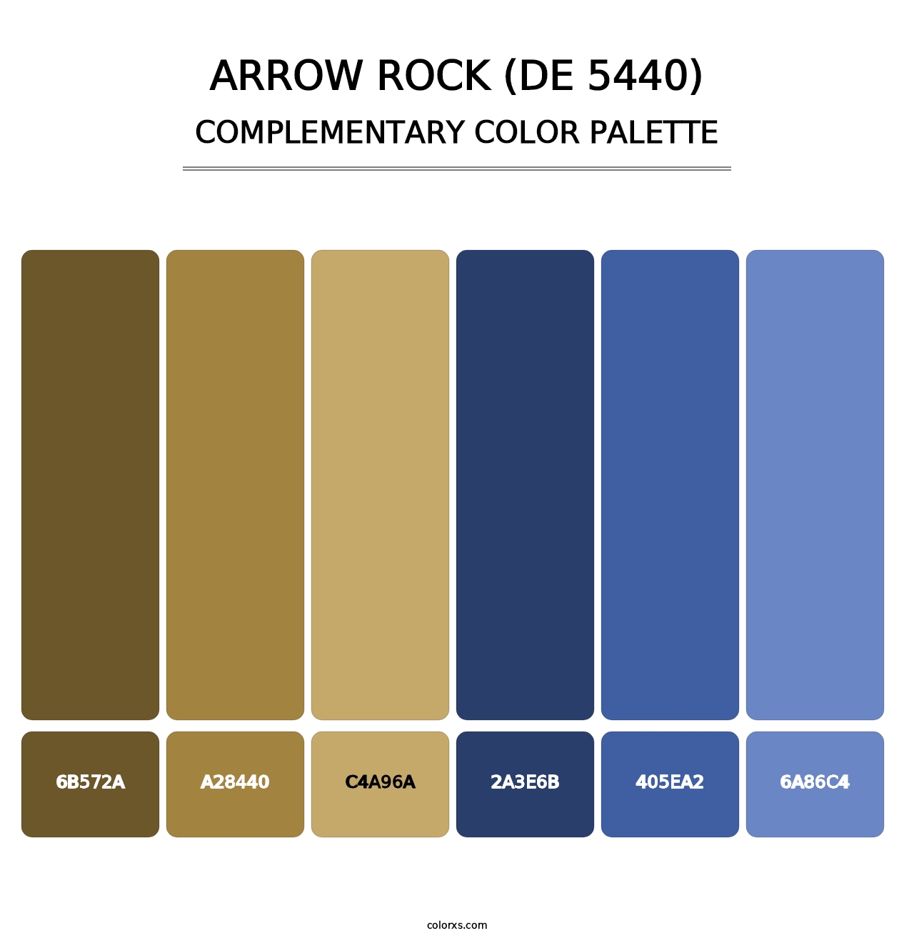 Arrow Rock (DE 5440) - Complementary Color Palette