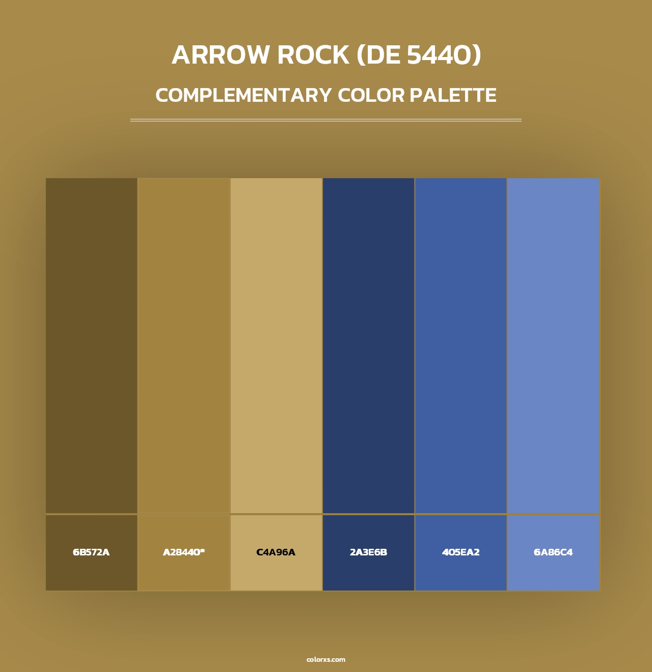 Arrow Rock (DE 5440) - Complementary Color Palette
