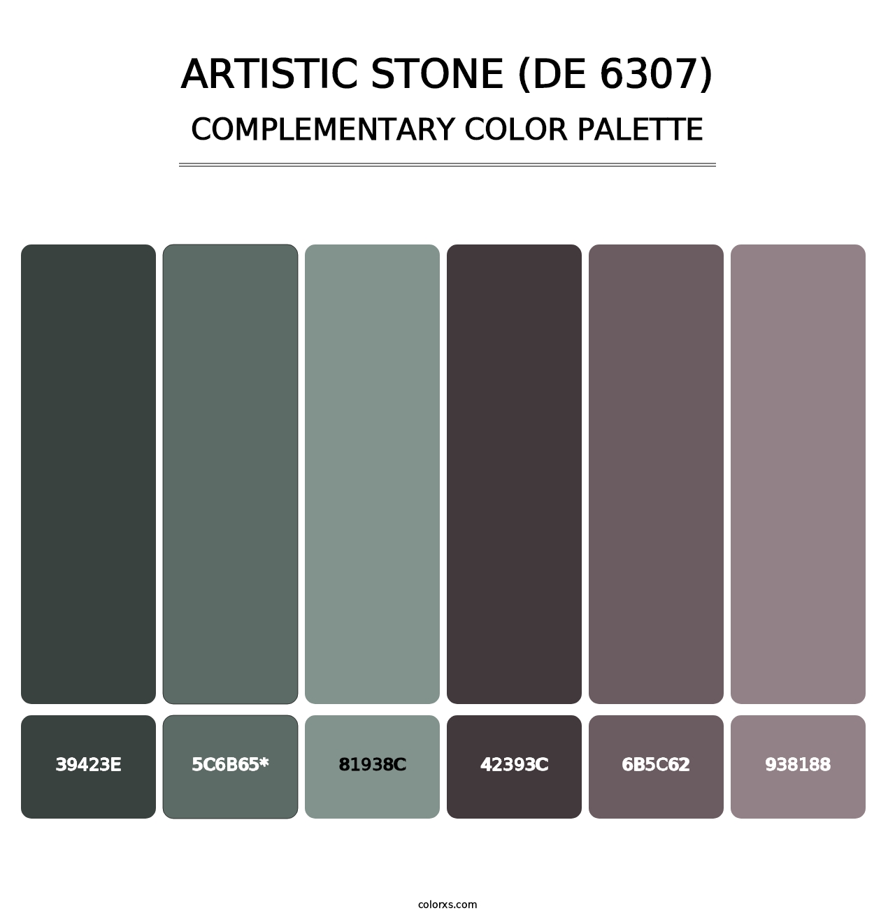 Artistic Stone (DE 6307) - Complementary Color Palette