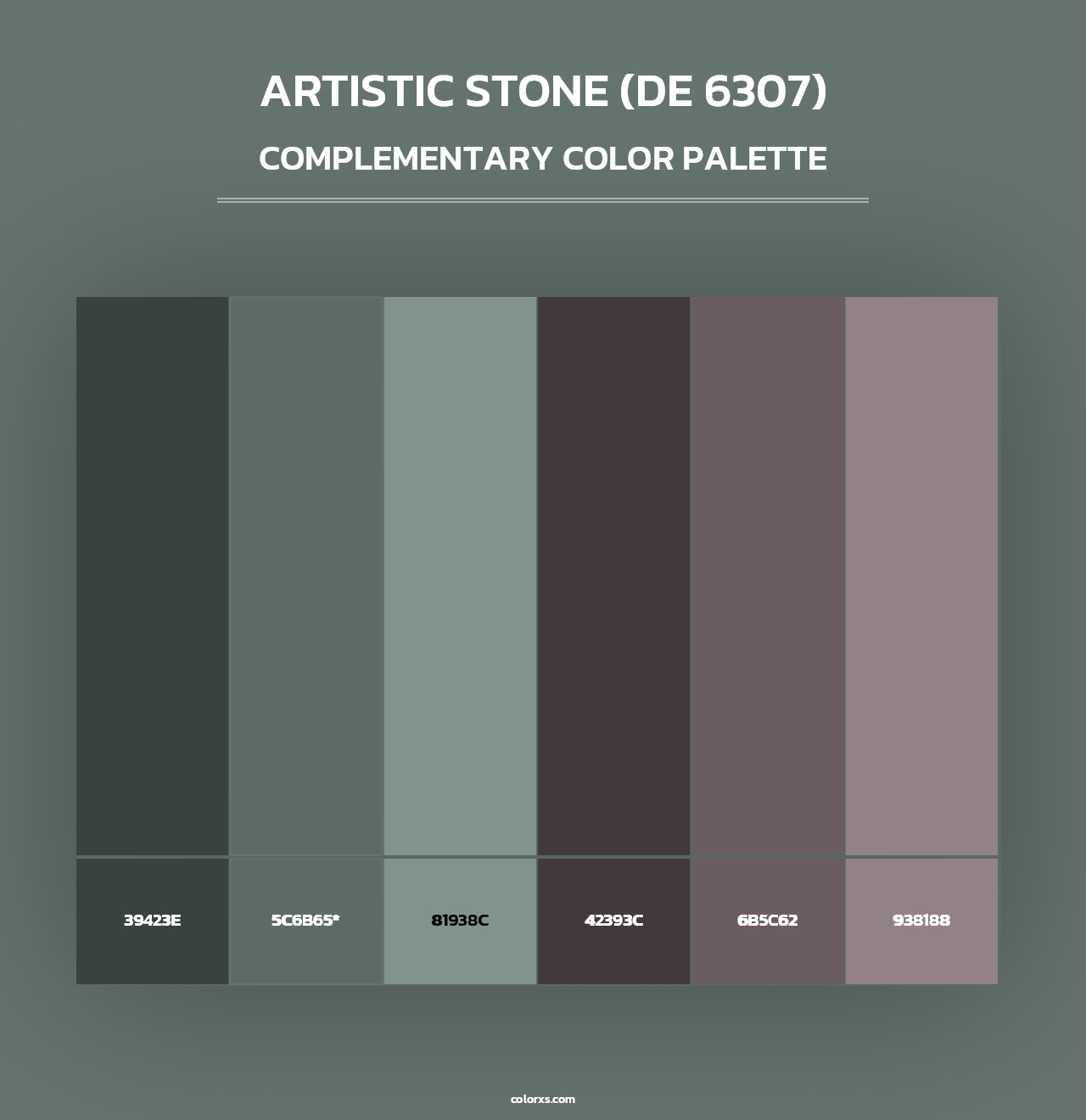 Artistic Stone (DE 6307) - Complementary Color Palette