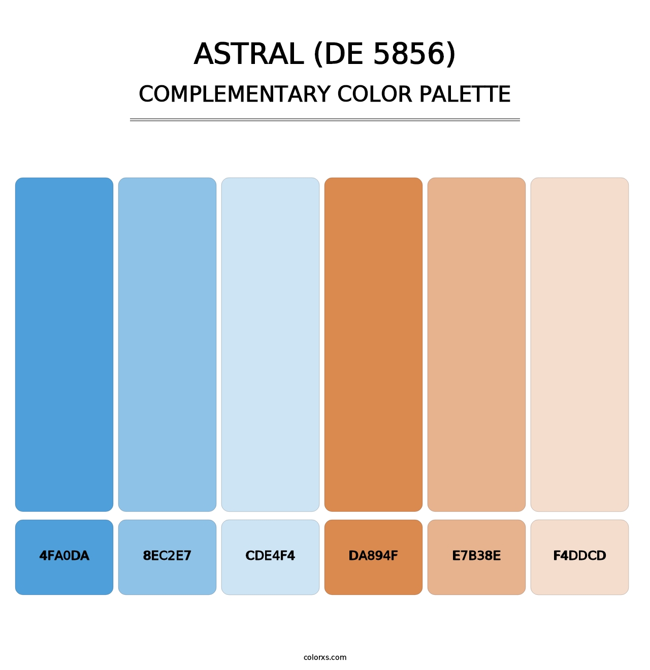 Astral (DE 5856) - Complementary Color Palette