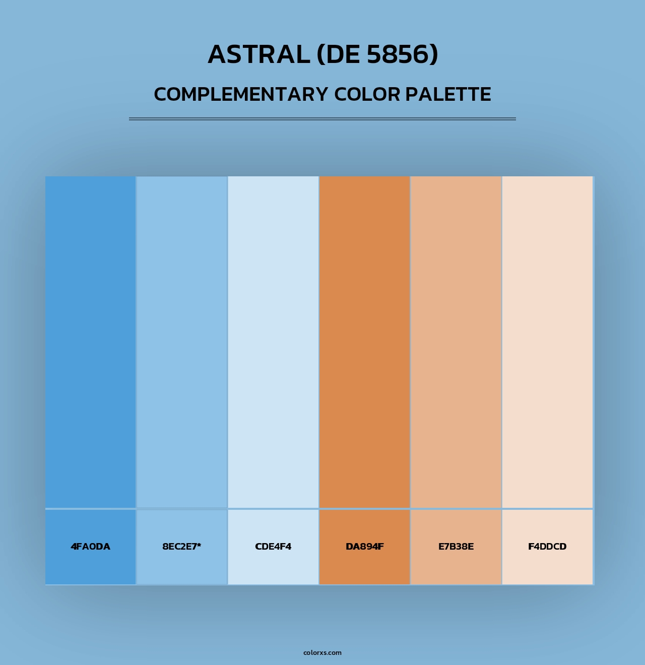 Astral (DE 5856) - Complementary Color Palette