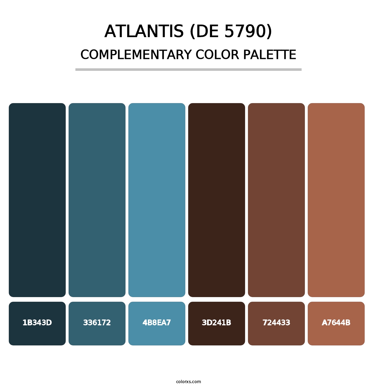 Atlantis (DE 5790) - Complementary Color Palette