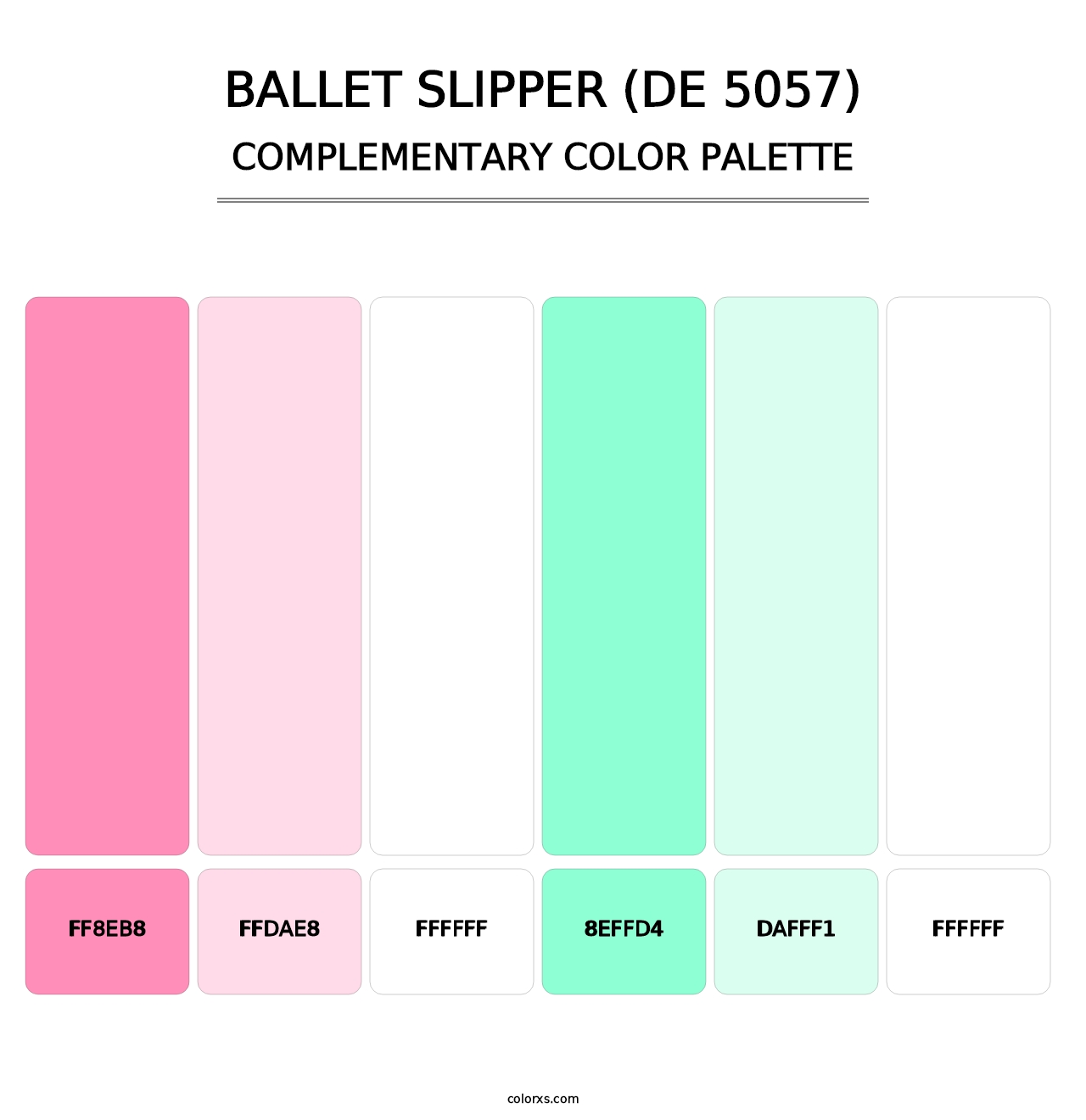 Ballet Slipper (DE 5057) - Complementary Color Palette