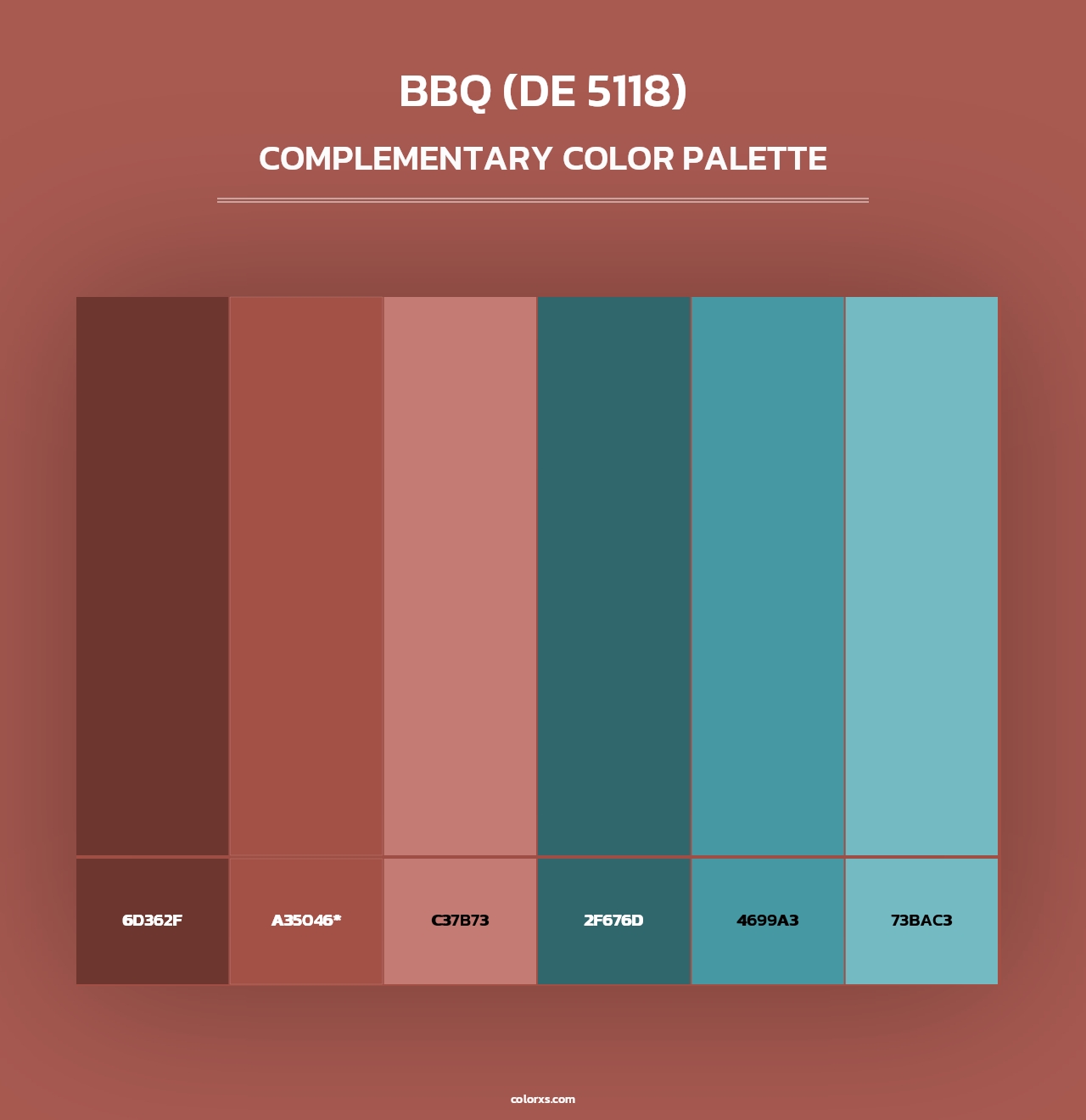 BBQ (DE 5118) - Complementary Color Palette