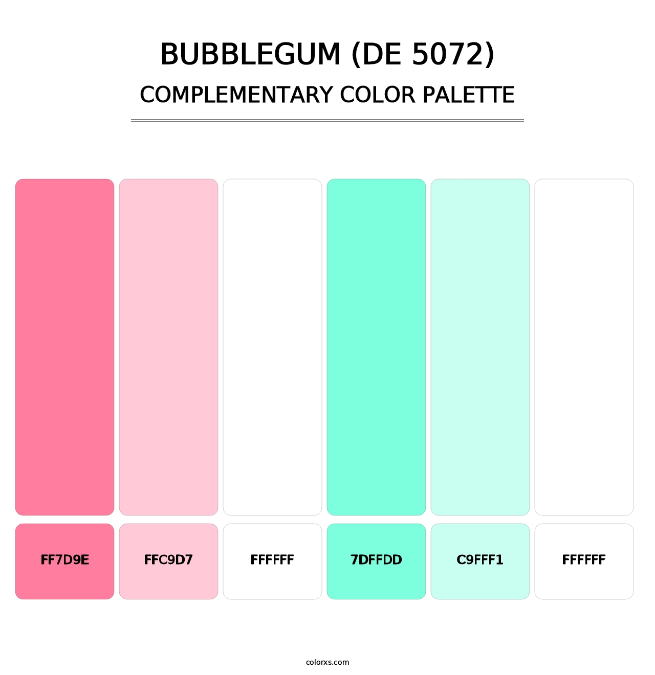 Bubblegum (DE 5072) - Complementary Color Palette