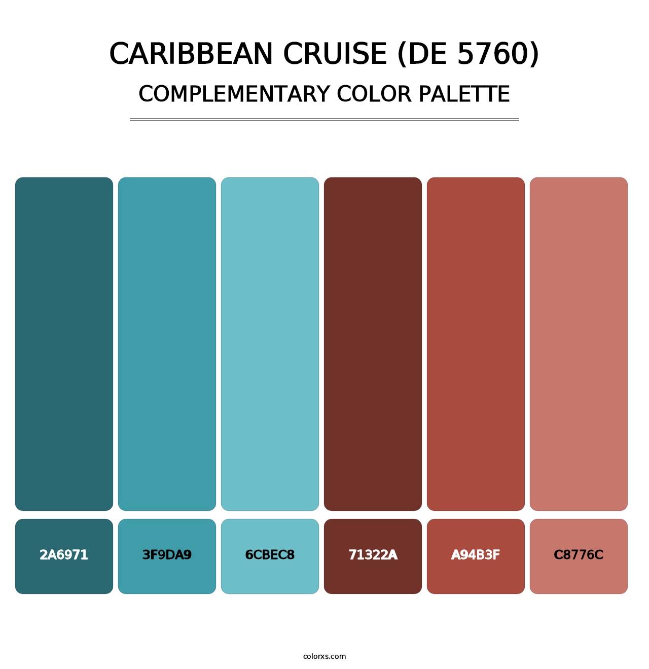 Caribbean Cruise (DE 5760) - Complementary Color Palette