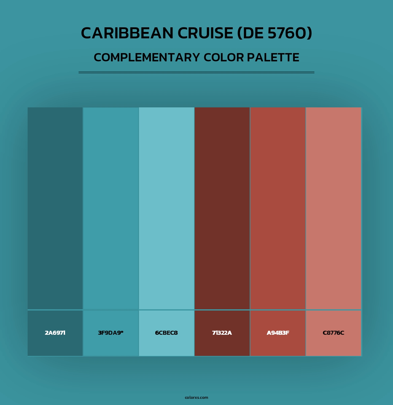 Caribbean Cruise (DE 5760) - Complementary Color Palette