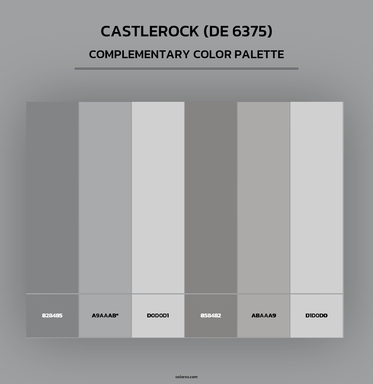 Castlerock (DE 6375) - Complementary Color Palette