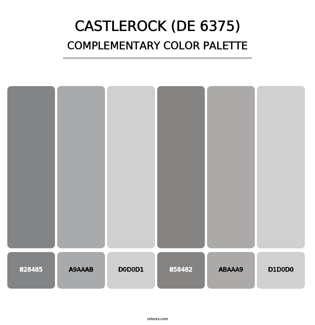Castlerock (DE 6375) - Complementary Color Palette