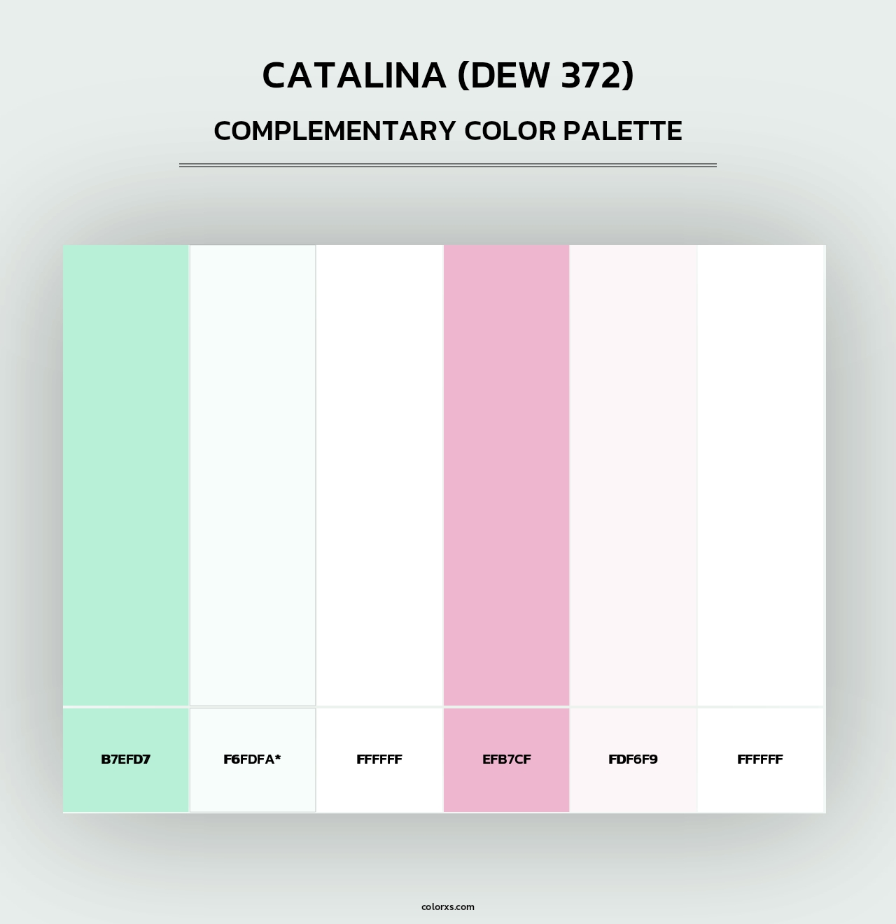 Catalina (DEW 372) - Complementary Color Palette