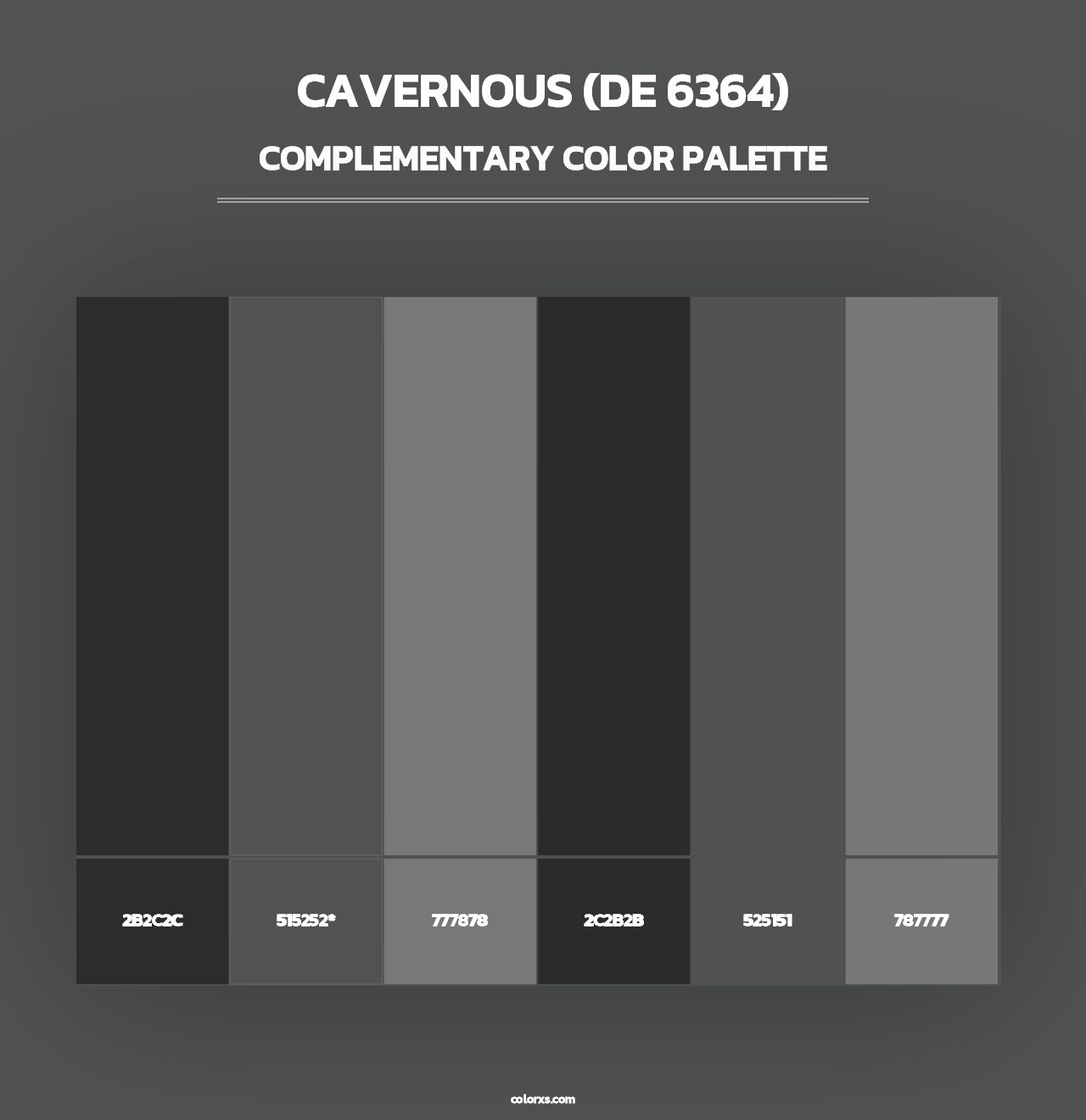 Cavernous (DE 6364) - Complementary Color Palette