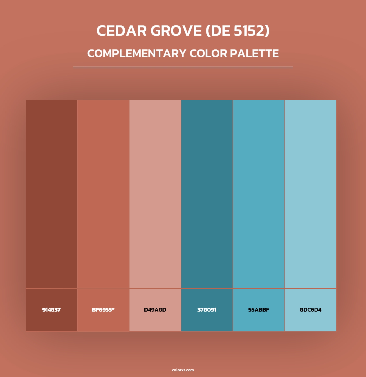 Cedar Grove (DE 5152) - Complementary Color Palette
