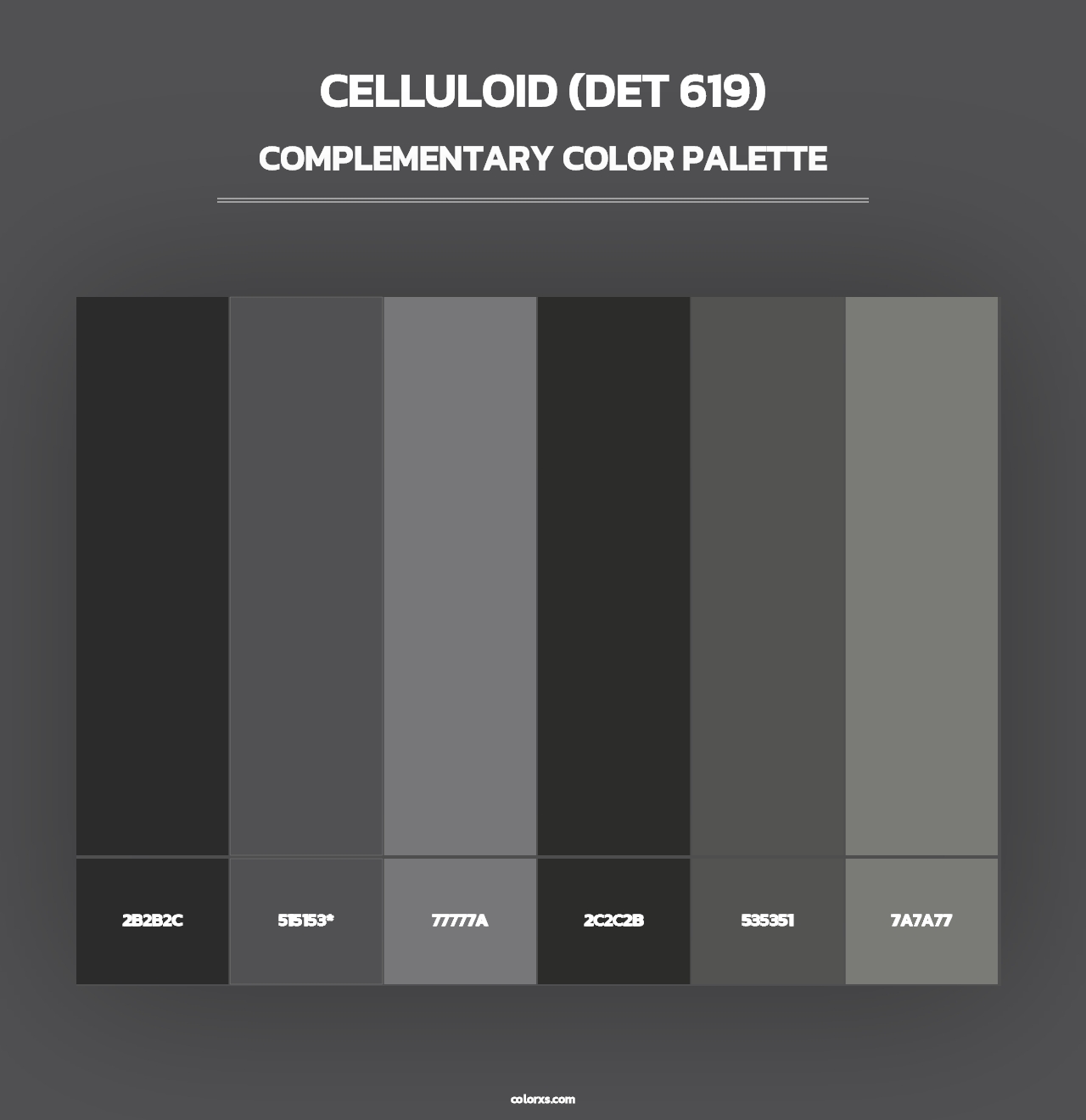 Celluloid (DET 619) - Complementary Color Palette