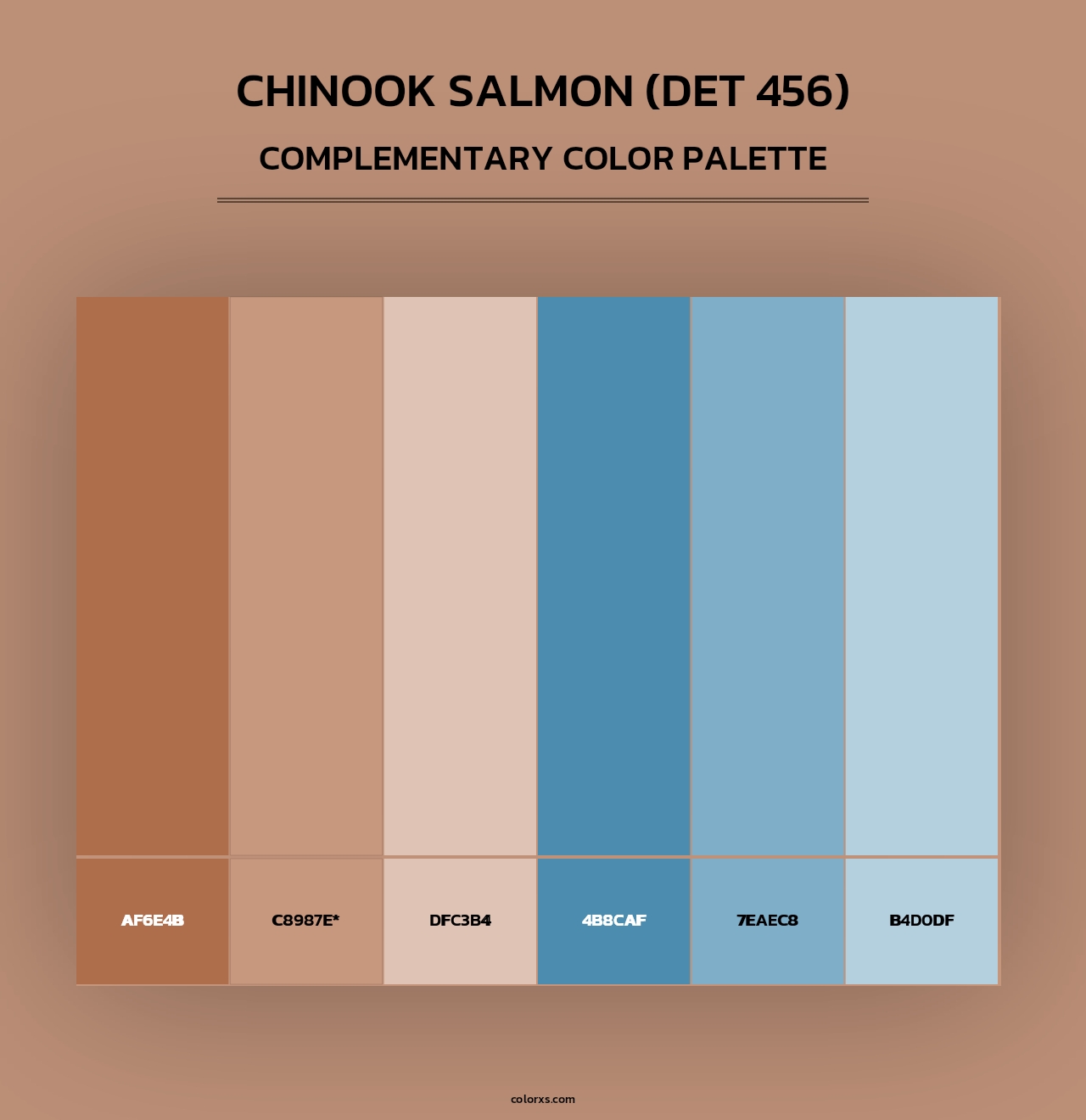 Chinook Salmon (DET 456) - Complementary Color Palette