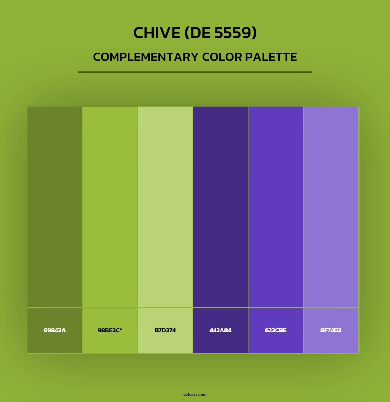 Chive (DE 5559) - Complementary Color Palette