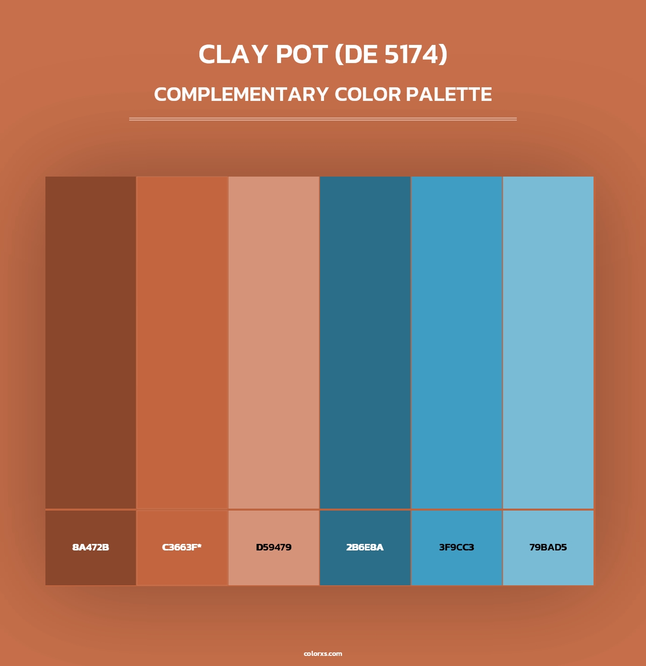 Clay Pot (DE 5174) - Complementary Color Palette