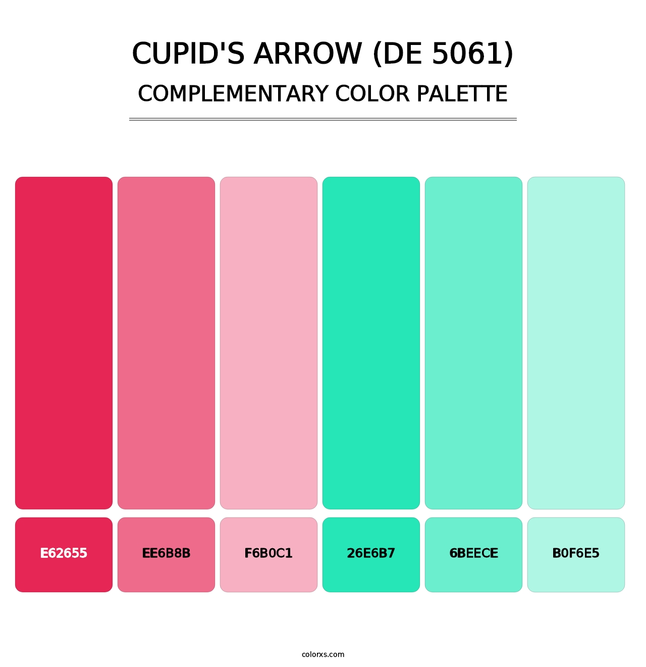 Cupid's Arrow (DE 5061) - Complementary Color Palette
