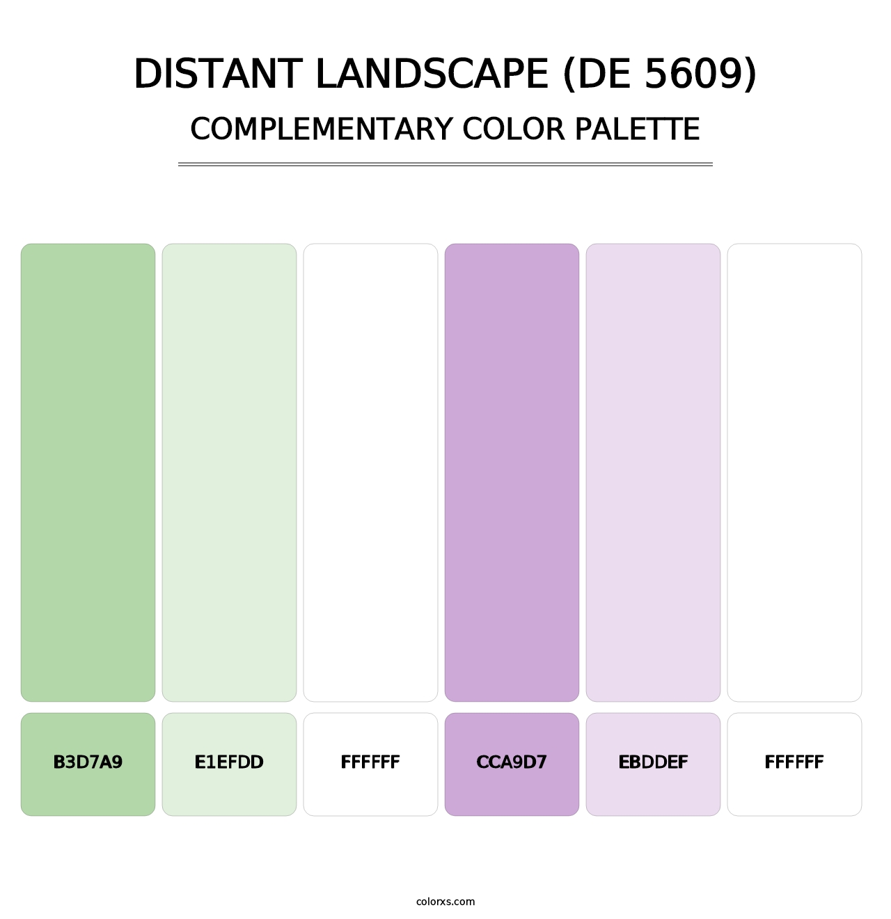 Distant Landscape (DE 5609) - Complementary Color Palette